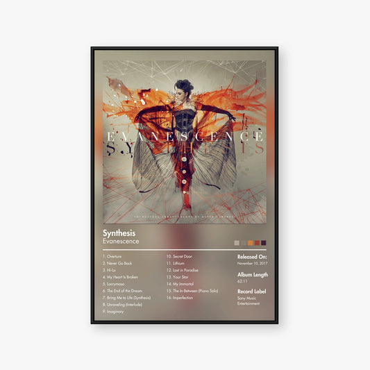 Evanescence — Synthesis Album Poster — Blur frame mockup