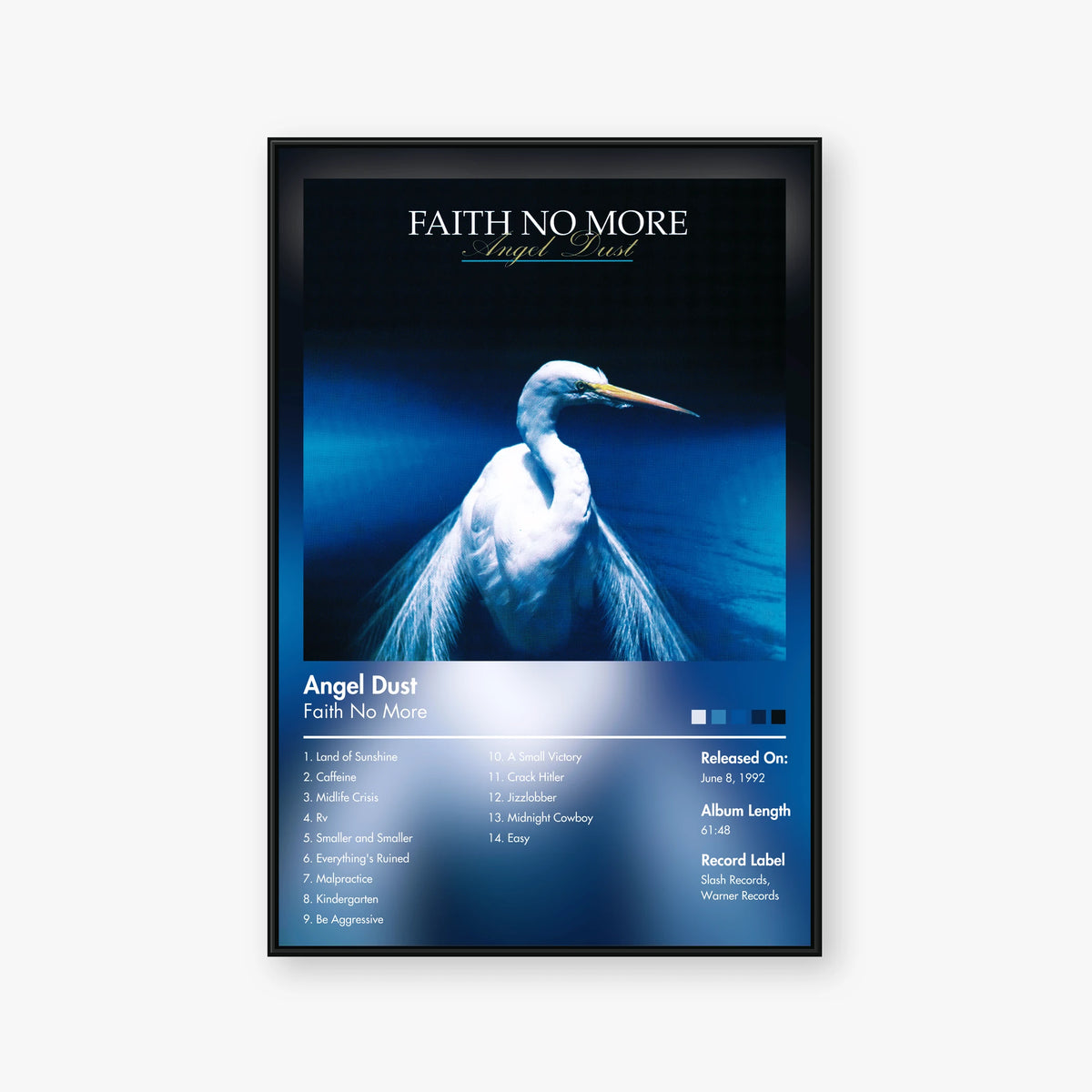 Faith No More — Angel Dust Album Poster — Blur frame mockup