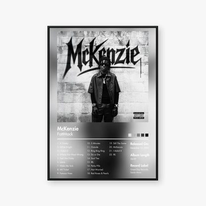 FattMack — McKenzie Album Poster — Blur frame mockup
