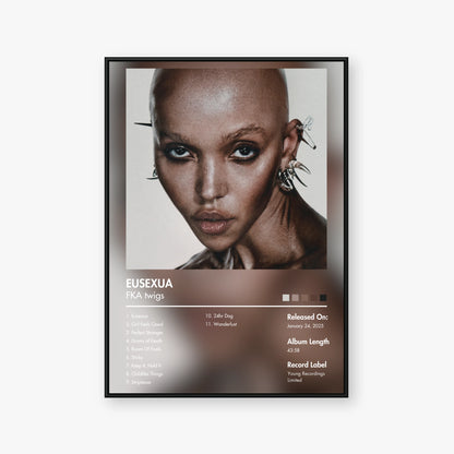 FKA twigs — EUSEXUA Album Poster — Blur frame mockup