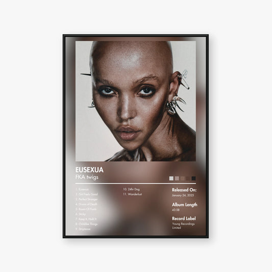 FKA twigs — EUSEXUA Album Poster — Blur frame mockup