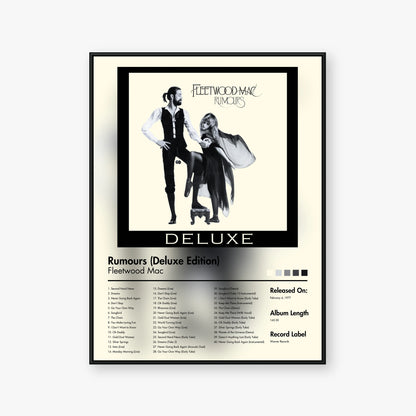 Fleetwood Mac — Rumours (Deluxe Edition) Album Poster — Blur frame mockup