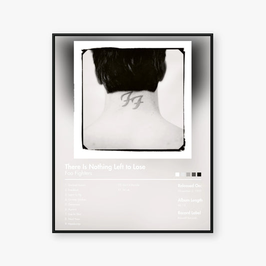 Foo Fighters — There Is Nothing Left to Lose Album Poster — Blur frame mockup