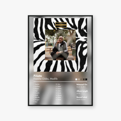 Freddie Gibbs & Madlib — Piñata Album Poster — Blur frame mockup