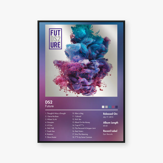 Future — DS2 Album Poster — Blur frame mockup