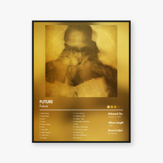 Future — FUTURE Album Poster — Blur frame mockup