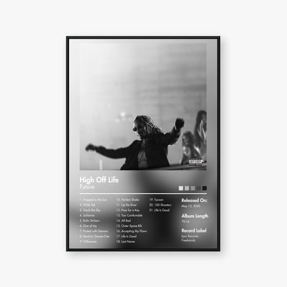 Future — High Off Life Album Poster — Blur frame mockup