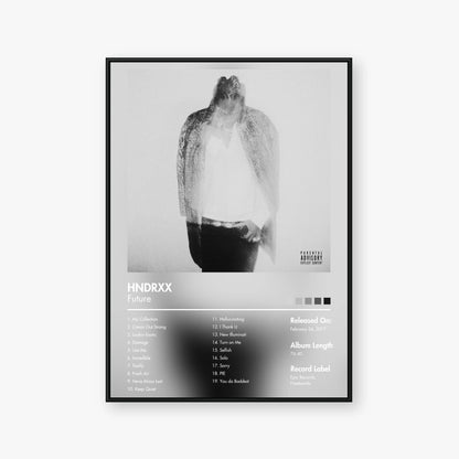 Future — HNDRXX Album Poster — Blur frame mockup