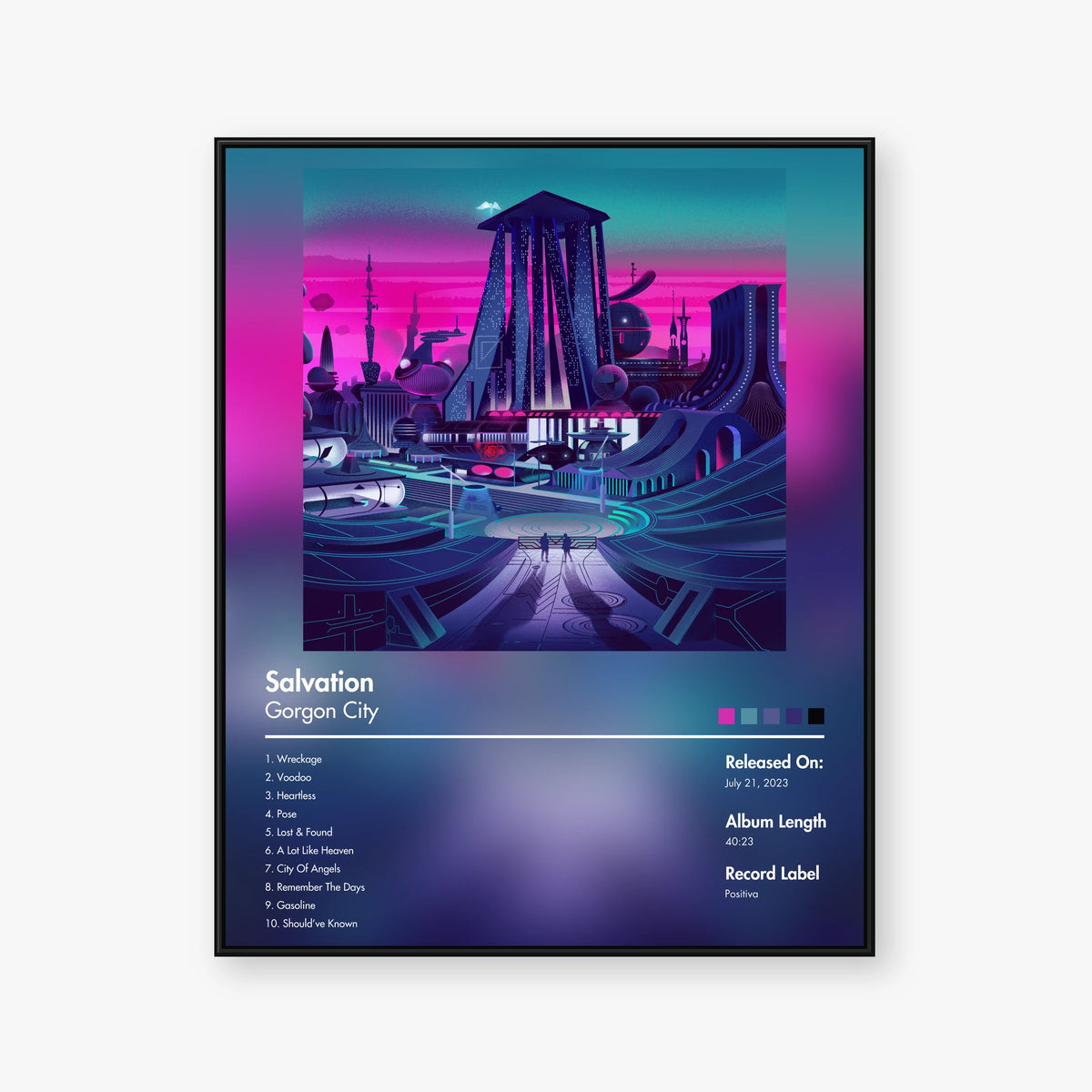 Gorgon City — Salvation Album Poster — Blur frame mockup