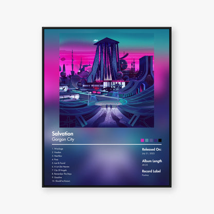 Gorgon City — Salvation Album Poster — Blur frame mockup