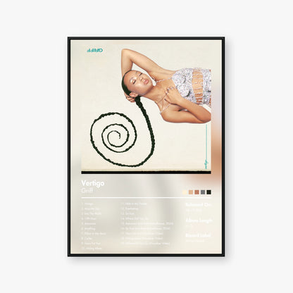 Griff — Vertigo Album Poster — Blur frame mockup