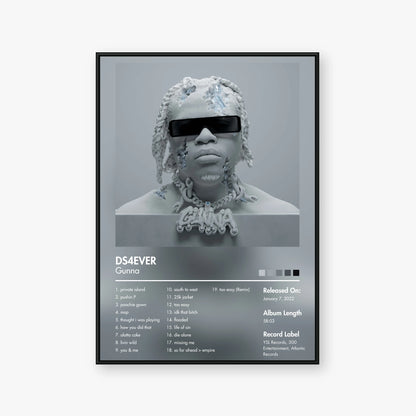 Gunna — DS4EVER Album Poster — Blur frame mockup