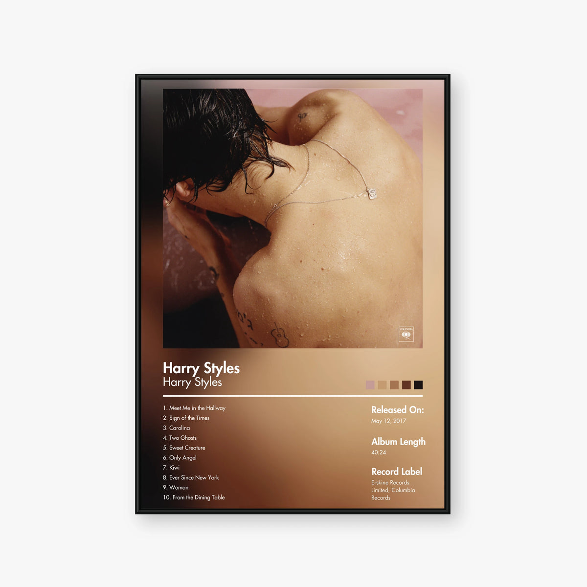 Harry Styles — Harry Styles Album Poster — Blur frame mockup