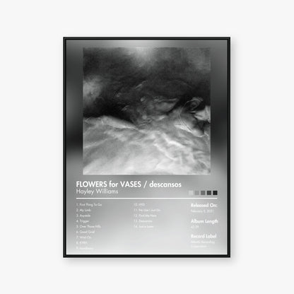 Hayley Williams — FLOWERS for VASES descansos Album Poster — Blur frame mockup