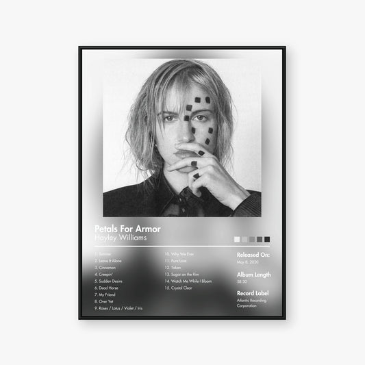 Hayley Williams — Petals for Armor Album Poster — Blur frame mockup