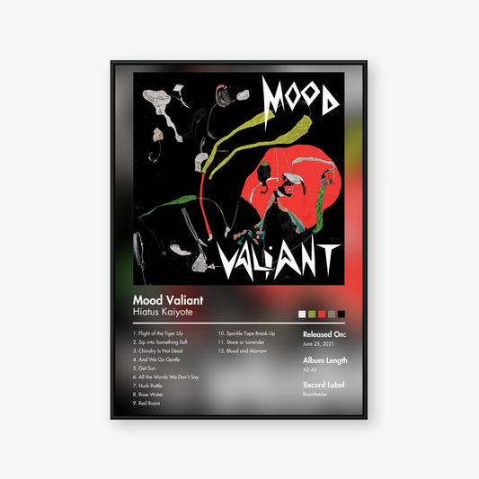 Hiatus Kaiyote — Mood Valiant Album Poster — Blur frame mockup