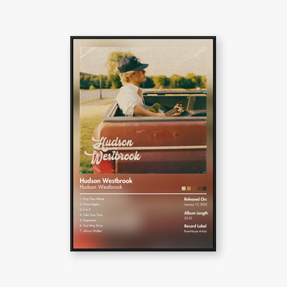 Hudson Westbrook — Hudson Westbrook Album Poster — Blur frame mockup