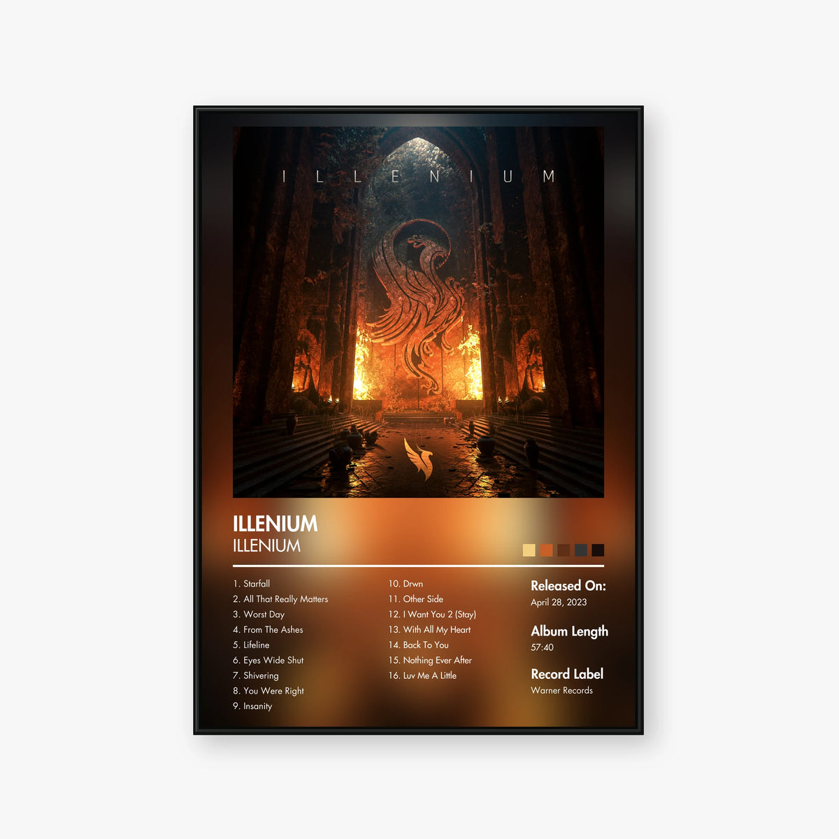 ILLENIUM — ILLENIUM Album Poster — Blur frame mockup