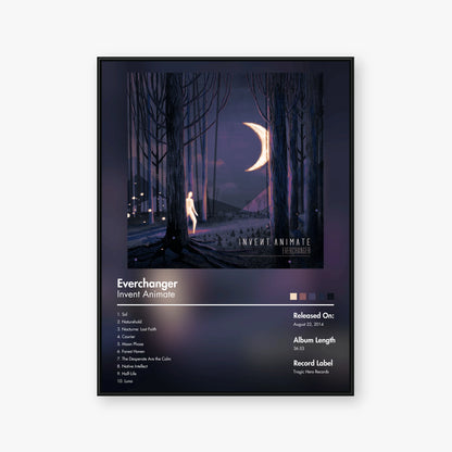 Invent, Animate — Everchanger Album Poster — Blur frame mockup