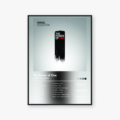 Israel Houghton — The Power of One Album Poster — Blur frame mockup