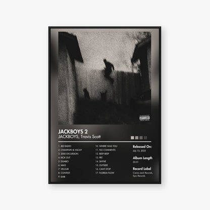JACKBOYS — JACKBOYS 2 Album Poster — Blur frame mockup