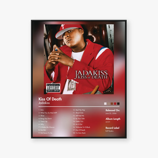 Jadakiss — Kiss of Death Album Poster — Blur frame mockup
