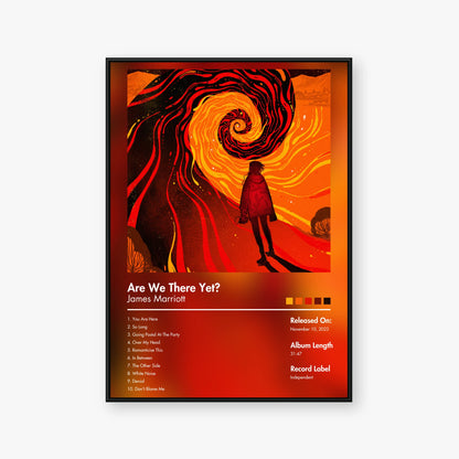 James Marriott — Are We There Yet? Album Poster — Blur frame mockup