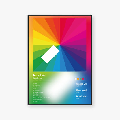 Jamie xx — In Colour Album Poster — Blur frame mockup