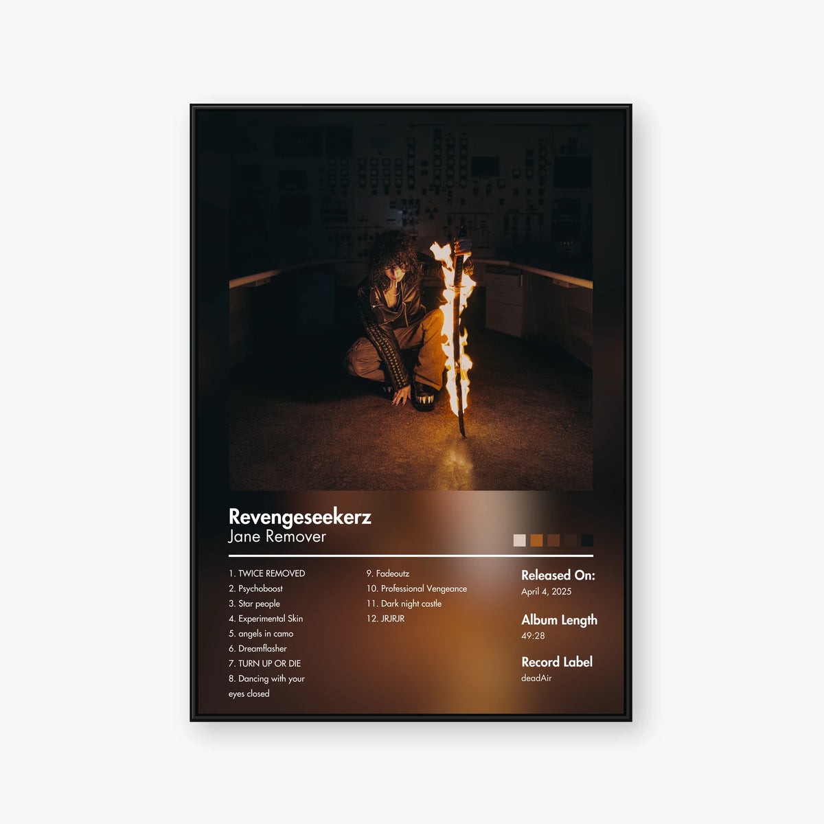 Jane Remover — Revengeseekerz Album Poster — Blur frame mockup