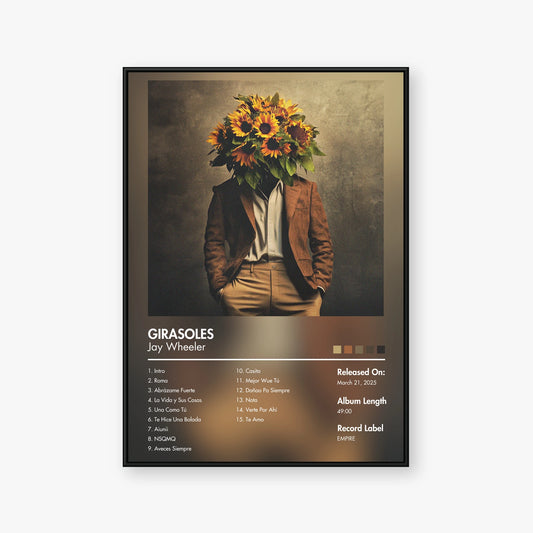 Jay Wheeler — GIRASOLES Album Poster — Blur frame mockup