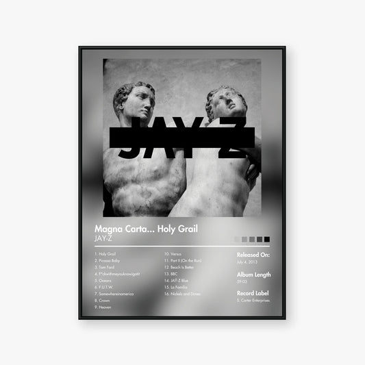 JAY-Z — Magna Carta… Holy Grail Album Poster — Blur frame mockup