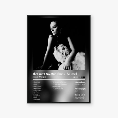 Jessie Murph — That Aint No Man Thats The Devil Album Poster — Blur frame mockup