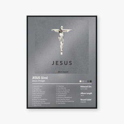 Jesus Image — JESUS (Live) Album Poster — Blur frame mockup