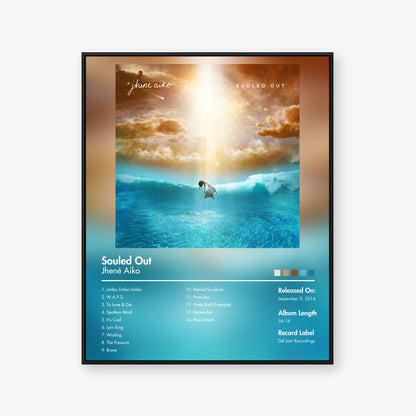 Jhené Aiko — Souled Out Album Poster — Blur frame mockup
