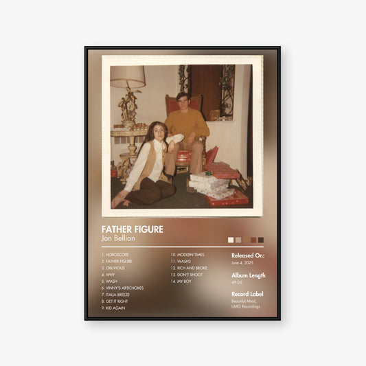 Jon Bellion — FATHER FIGURE Album Poster — Blur frame mockup