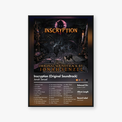 Jonah Senzel — Inscryption Original Soundtrack Album Poster — Blur frame mockup