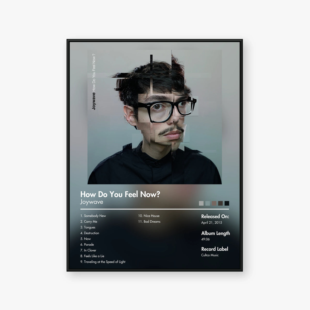 Joywave — How Do You Feel Now? Album Poster — Blur frame mockup