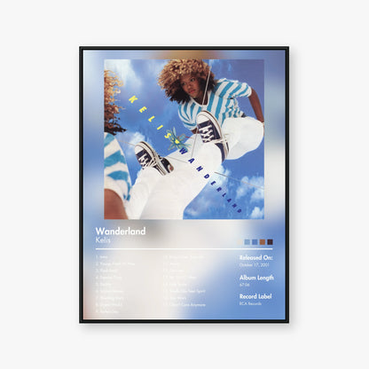 Kelis — Wanderland Album Poster — Blur frame mockup