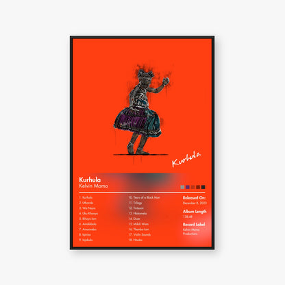 Kelvin Momo — Kurhula Album Poster — Blur frame mockup