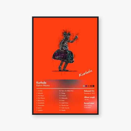 Kelvin Momo — Kurhula Album Poster — Blur frame mockup