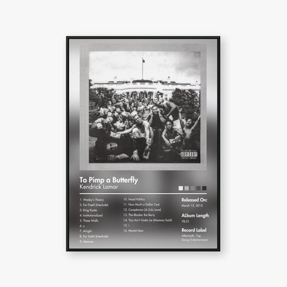 Kendrick Lamar — To Pimp a Butterfly Album Poster — Blur frame mockup