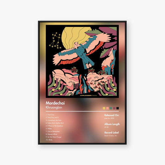 Khruangbin — Mordechai Album Poster — Blur frame mockup