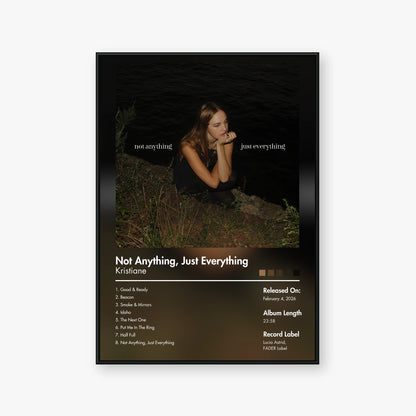 Kristiane — Not Anything, Just Everything Album Poster — Blur frame mockup