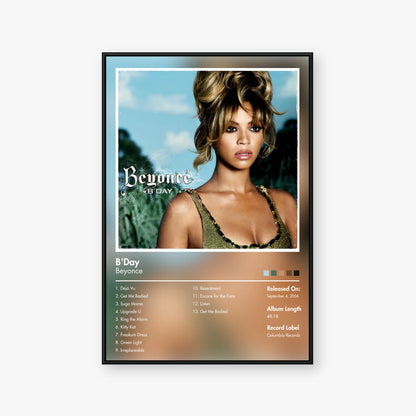 Kwam.E — Bday Album Poster — Blur frame mockup