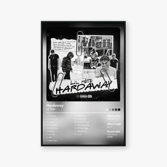 Lil Pete — Hardaway Album Poster — Blur frame mockup