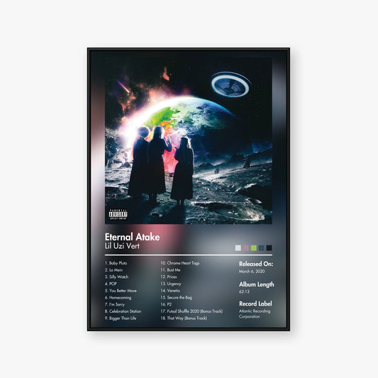 Lil Uzi Vert — Eternal Atake Album Poster — Blur frame mockup