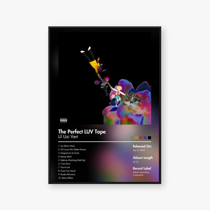 Lil Uzi Vert — The Perfect LUV Tape Album Poster — Blur frame mockup