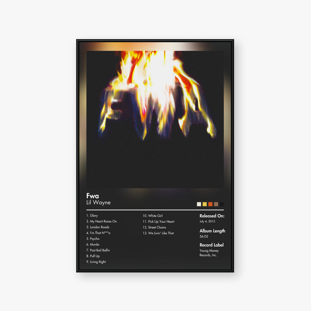 Lil Wayne — FWA Album Poster — Blur frame mockup
