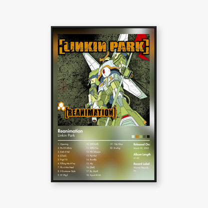 Linkin Park — Reanimation Album Poster — Blur frame mockup