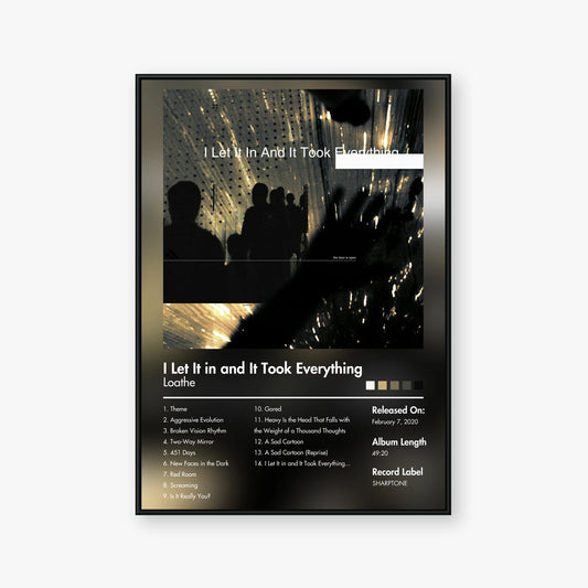 Loathe — I Let It In and It Took Everything Album Poster — Blur frame mockup